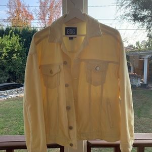 Yellow Corduroy Jacket